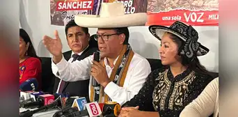 Roberto Sánchez confirma que participará en marcha nacional: "Nuestro pueblo viene mañana" Roberto Sánchez confirma que participará en marcha nacional: "Nuestro pueblo viene mañana"