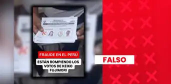 Es falso que tras la segunda vuelta se hayan roto cédulas marcadas a favor de Keiko Fujimori: se trataba de material no utilizado y su destrucción forma parte del protocolo de la ONPE Es falso que tras la segunda vuelta se hayan roto cédulas marcadas a favor de Keiko Fujimori: se trataba de material no utilizado y su destrucción forma parte del protocolo de la ONPE