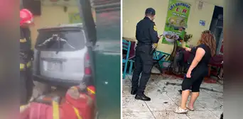 Violento choque en el Cercado de Lima deja tres mujeres heridas: auto ingresó por completo a restaurante Violento choque en el Cercado de Lima deja tres mujeres heridas: auto ingresó por completo a restaurante