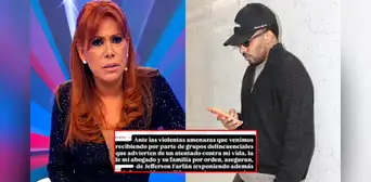 Magaly Medina denuncia amenazas contra su vida y señala a delincuentes presuntamente ligados a Jefferson Farfán