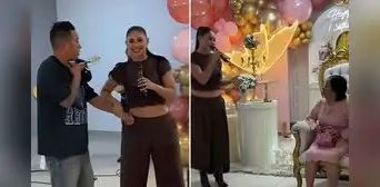 Pamela Franco sorprende a la abuela de Christian Cueva con emotivo gesto en su cumpleaños Pamela Franco sorprende a la abuela de Christian Cueva con emotivo gesto en su cumpleaños