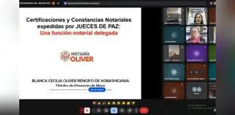 52 jueces de paz participaron en capacitación sobre función notarial en La Libertad
