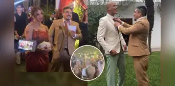 Erick Elera emociona al dedicar mensaje como padrino en la boda de su compañero de ‘Al fondo hay sitio', Alejandro Villagómez: "Es importantísimo"