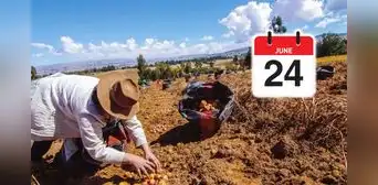 ¿Este 24 de junio es feriado a nivel nacional por el Día del Campesino? Revisa las fechas oficiales publicadas en El Peruano ¿Este 24 de junio es feriado a nivel nacional por el Día del Campesino? Revisa las fechas oficiales publicadas en El Peruano