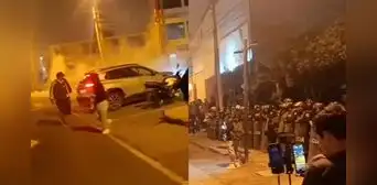 Familia del menor fallecido en Manchay exigió justicia frente a la comisaría, pero PNP los retiró con gases lacrimógenos Familia del menor fallecido en Manchay exigió justicia frente a la comisaría, pero PNP los retiró con gases lacrimógenos