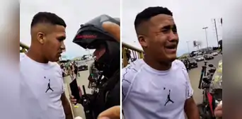 Extorsionador llora al ser intervenido por exigir cupo de S/10 a choferes en SJM: “No seas malo, jefe”