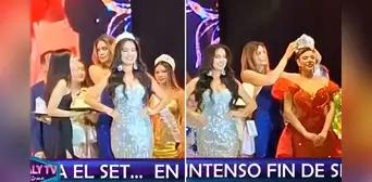 Milett Figueroa comete tremendo error al coronar a la candidata incorrecta en certamen de belleza en Morropón