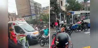 Orientadora de ATU fallece tras ser atropellada por un bus del Corredor Azul en la av. Garcilaso de la Vega, Cercado de Lima Orientadora de ATU fallece tras ser atropellada por un bus del Corredor Azul en la av. Garcilaso de la Vega, Cercado de Lima