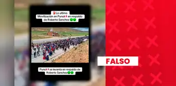 Este viral no corresponde a una movilización a favor de Roberto Sánchez en Puno, sino a la ‘Marcha comunal por la vida’ realizada en Bolivia en 2025 Este viral no corresponde a una movilización a favor de Roberto Sánchez en Puno, sino a la ‘Marcha comunal por la vida’ realizada en Bolivia en 2025