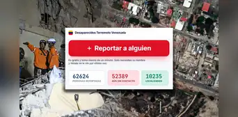 Así funcionan las plataformas digitales para reportar y buscar personas desaparecidas tras los terremotos en Venezuela Así funcionan las plataformas digitales para reportar y buscar personas desaparecidas tras los terremotos en Venezuela