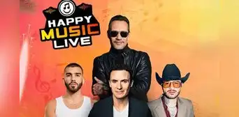 Happy Music Live en Lima 2026 reúne por primera vez a Marc Anthony, Manuel Turizo, Fonseca y Kapo en un imperdible concierto