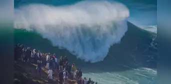 Ocurre una vez cada 1.300 años: científicos registraron la ola gigante más extrema de la historia