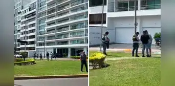 Mujer muere tras caer desde el piso 14 de un edificio en Bajada Balta, Miraflores: Policía interviene a ciudadano extranjero