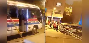 Chofer de cúster de la empresa Nor Lima es baleado frente a su esposa en plena ruta en San Martín de Porres