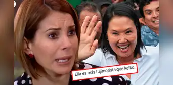 Karina Calmet celebra triunfo de Keiko Fujimori y le llueven críticas: "Aún sabiendo lo que hizo el dictador de su padre lo idolatra" Karina Calmet celebra triunfo de Keiko Fujimori y le llueven críticas: "Aún sabiendo lo que hizo el dictador de su padre lo idolatra"