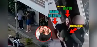 Magaly TV difunde imágenes de un fuerte altercado público que involucra a Monserrat y la familia de Melcochita Magaly TV difunde imágenes de un fuerte altercado público que involucra a Monserrat y la familia de Melcochita
