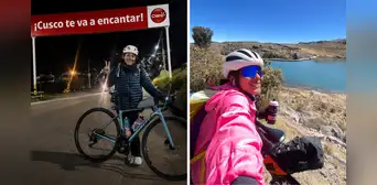 Peruana viajó de Lima a Cusco en bicicleta y sorprende en redes: recorrió más de 1.000 km en 65 horas