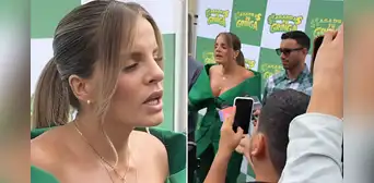 Alejandra Baigorria pierde la calma con reportera tras recordarle ‘ampay’ de Said Palao en yate: "Habla con pruebas"