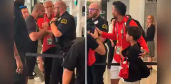 Delegación de Egipto se enfrenta a policía de Estados Unidos por impedir que jugador se tome foto con niño