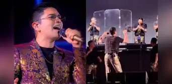 Christian Yaipén sorprende al cantar a capella en pleno apagón en Chimbote: el público no dejó de corear los temas de Grupo 5 Christian Yaipén sorprende al cantar a capella en pleno apagón en Chimbote: el público no dejó de corear los temas de Grupo 5