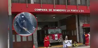 Roban la placa fundacional de bronce de compañía de bomberos en La Punta: tenía 82 años de historia Roban la placa fundacional de bronce de compañía de bomberos en La Punta: tenía 82 años de historia