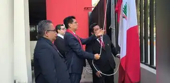 Corte de Piura realizó ceremonia de izamiento del Pabellón Nacional por Fiestas Patrias