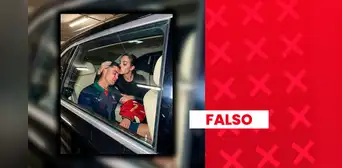 Es falsa esta imagen de Georgina Rodríguez “consolando” a Cristiano Ronaldo en un auto tras derrota de Portugal ante España