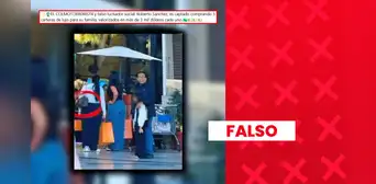 Es falso que Roberto Sánchez haya comprado carteras Louis Vuitton para él y su familia en reconocido centro comercial