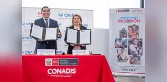 ONP y CONADIS sellan alianza para fortalecer la atención inclusiva de personas con discapacidad