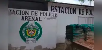 Ataque con drones destroza estación de Policía en Colombia y deja alrededor de cuatro uniformados heridos