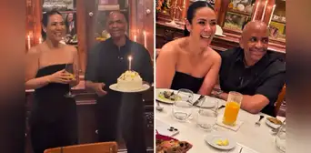 Magdyel Ugaz y Sergio George protagonizan íntimo momento en cumpleaños y desatan rumores de romance Magdyel Ugaz y Sergio George protagonizan íntimo momento en cumpleaños y desatan rumores de romance