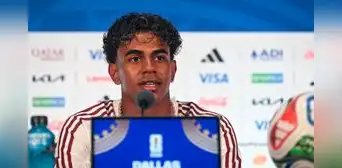 Lamine Yamal reafirma su postura antes de enfrentar a Francia en la semifinal del Mundial 2026: "No nos da miedo ningún partido" Lamine Yamal reafirma su postura antes de enfrentar a Francia en la semifinal del Mundial 2026: "No nos da miedo ningún partido"