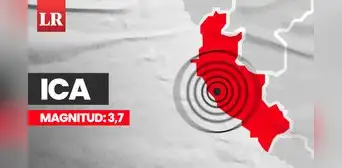 Temblor en Ica: sismo de magnitud 3,7 se sintió esta noche, según IGP Temblor en Ica: sismo de magnitud 3,7 se sintió esta noche, según IGP
