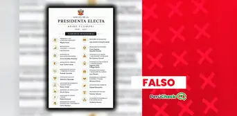 Es falso el supuesto gabinete ministerial de Keiko Fujimori que circula en redes sociales Es falso el supuesto gabinete ministerial de Keiko Fujimori que circula en redes sociales