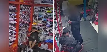 Cae por robar S/140.000 en zapatillas y revenderlas en el mismo local, pero PNP lo libera y regresa para llevarse más mercadería: dueño pide justicia