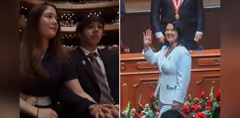 Kyara Villanella causa revuelo en redes al asistir con su novio a la ceremonia de credenciales de Keiko Fujimori como presidenta electa Kyara Villanella causa revuelo en redes al asistir con su novio a la ceremonia de credenciales de Keiko Fujimori como presidenta electa