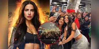 Bárbara de Regil, protagonista de 'Rosario Tijeras', desata furor con su llegada a Lima: "Sentí muchísimo amor"