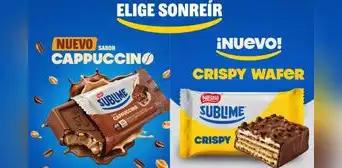 Sublime presenta su primer chocolate relleno con sabor cappuccino
