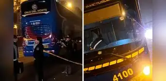 Buses de Cruz del Norte y Cruz del Sur son baleados cuando salían de Lima: choferes resultaron heridos Buses de Cruz del Norte y Cruz del Sur son baleados cuando salían de Lima: choferes resultaron heridos