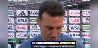 Lionel Scaloni tras perder la final del Mundial 2026 ante España: "Siento tristeza, pero dejamos todo"