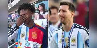 La inesperada reacción de Speed al ver a Lionel Messi llorar tras perder la final del Mundial ante España La inesperada reacción de Speed al ver a Lionel Messi llorar tras perder la final del Mundial ante España