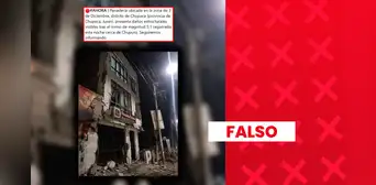 No es real la imagen que muestra supuestos daños estructurales en una panadería y sus alrededores tras el sismo de 5,1 en Junín: se elaboró con inteligencia artificial