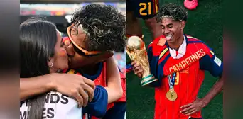 Inés García, novia de Lamine Yamal, lo sorprende con un beso en la final del Mundial 2026 y le dedica romántico mensaje: “Enhorabuena, mi amor” Inés García, novia de Lamine Yamal, lo sorprende con un beso en la final del Mundial 2026 y le dedica romántico mensaje: “Enhorabuena, mi amor”