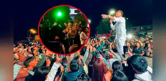 ¡Escándalo en Bolivia! Cantante peruano genera polémica al pelearse con músico boliviano en pleno escenario tras fuerte cruce de palabras ¡Escándalo en Bolivia! Cantante peruano genera polémica al pelearse con músico boliviano en pleno escenario tras fuerte cruce de palabras