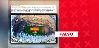 Es falso que la Federación Española de Fútbol expresara su malestar por los fuegos artificiales de la celebración del Mundial Es falso que la Federación Española de Fútbol expresara su malestar por los fuegos artificiales de la celebración del Mundial