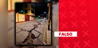 Imagen que muestra supuestos daños en una pista de Junín tras el sismo de 5,1 no es real: fue generada con inteligencia artificial Imagen que muestra supuestos daños en una pista de Junín tras el sismo de 5,1 no es real: fue generada con inteligencia artificial