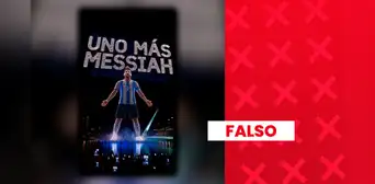 Es falso el video que muestra un homenaje a Lionel Messi con un espectáculo de drones: fue generado con inteligencia artificial Es falso el video que muestra un homenaje a Lionel Messi con un espectáculo de drones: fue generado con inteligencia artificial