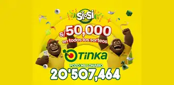 Resultados de La Tinka del miércoles 22 de julio: consulta los números ganadores, premios del Pozo Millonario, boliyapa, S/50.000 y más Resultados de La Tinka del miércoles 22 de julio: consulta los números ganadores, premios del Pozo Millonario, boliyapa, S/50.000 y más