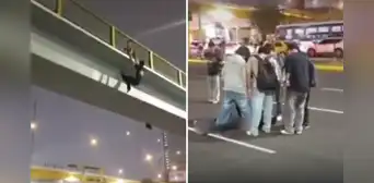Joven termina hospitalizado tras caer de un puente peatonal en San Miguel mientras era grabado por sus amigos Joven termina hospitalizado tras caer de un puente peatonal en San Miguel mientras era grabado por sus amigos