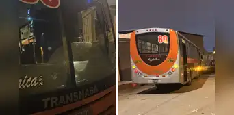 Atacan bus de la empresa Nueva América en San Juan de Miraflores: conductor resultó herido Atacan bus de la empresa Nueva América en San Juan de Miraflores: conductor resultó herido